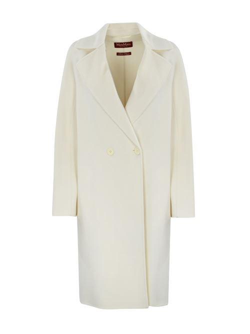 Cappotto Goya in lana e cashmere bianco MAX MARA STUDIO | 2426016041600008